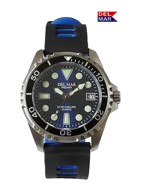 500 Meter Men's  Premier Pro Dive Watch #50459 - Blue Dial