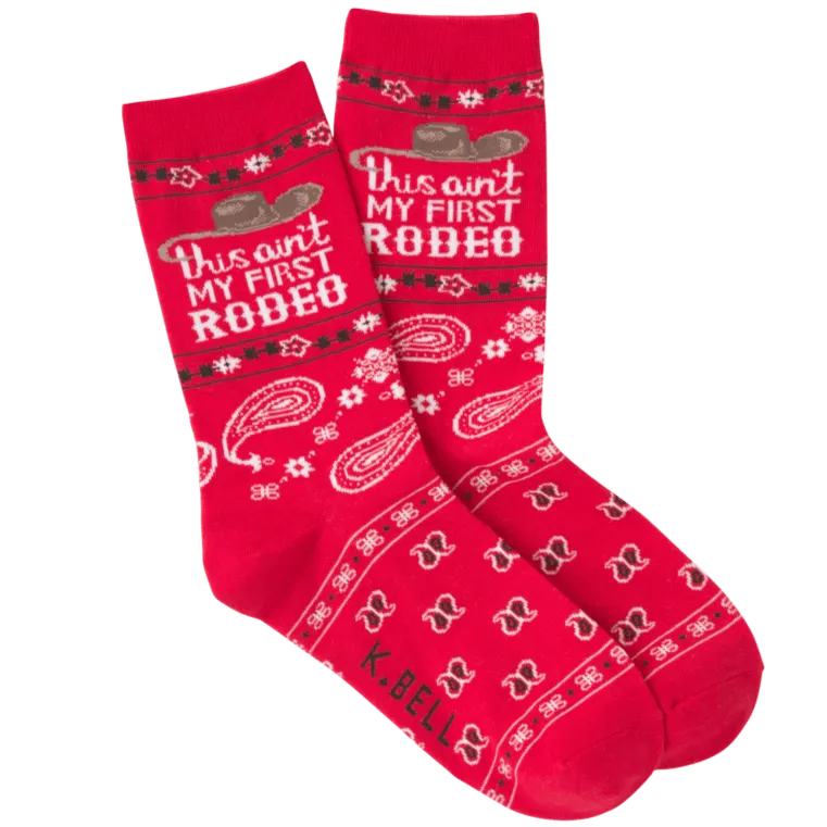 Ain't My First Rodeo Women's Crew Socks