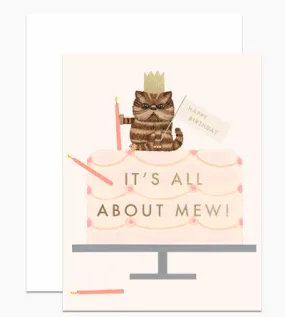 All About Mew Birthday Card