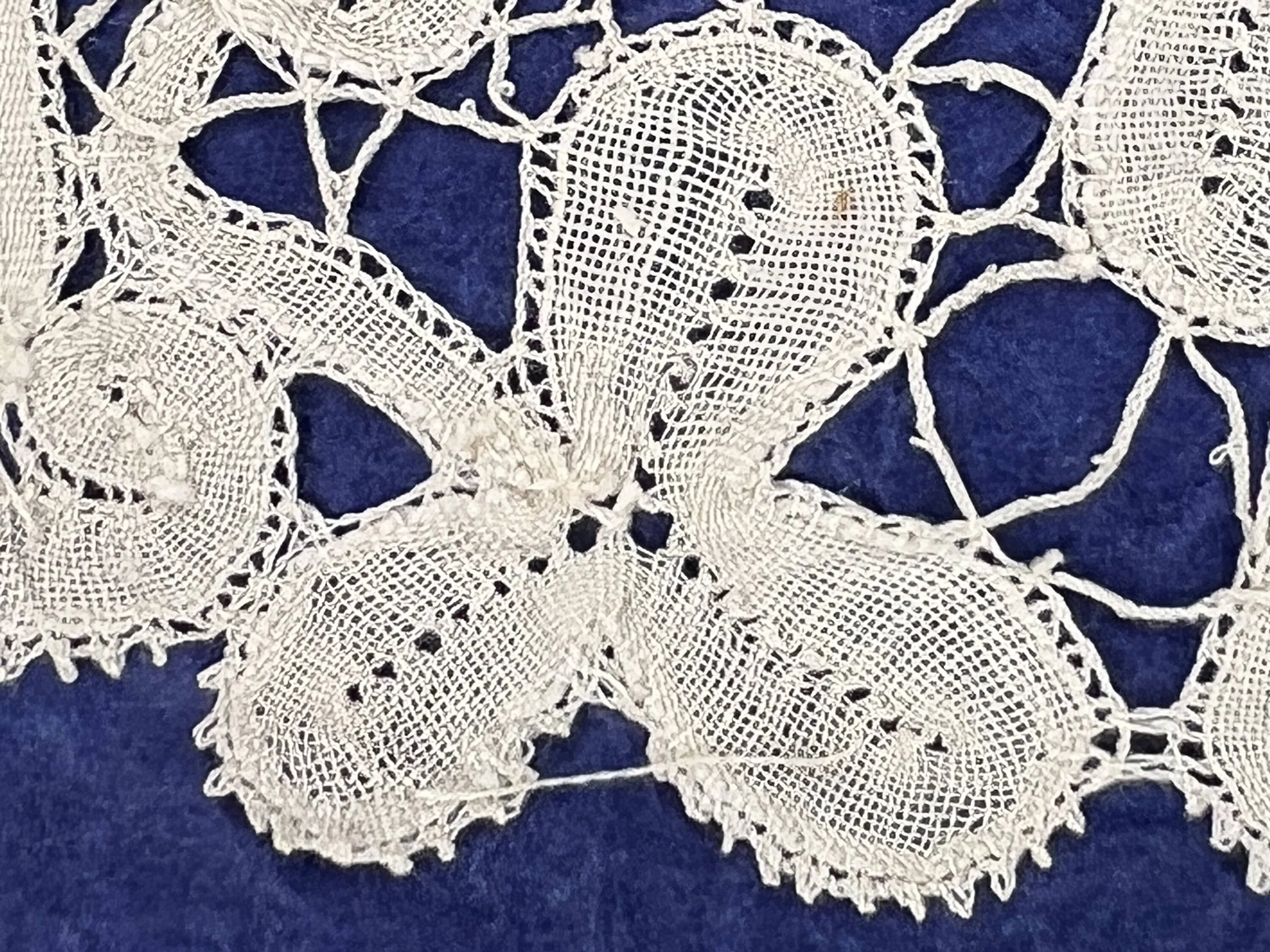 Antique Lace Collar and Cuffs Hand Made Victorian Era