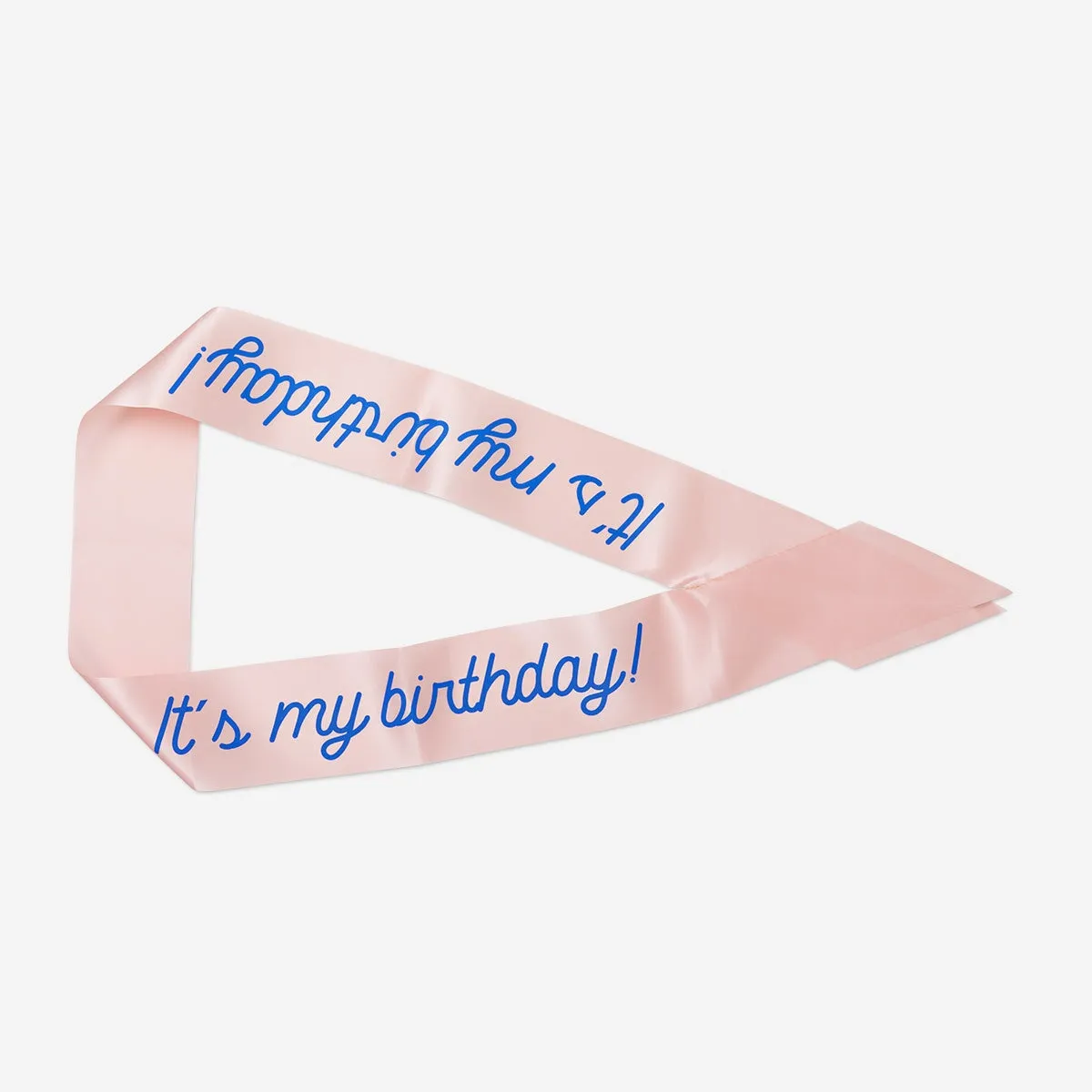 Birthday sash