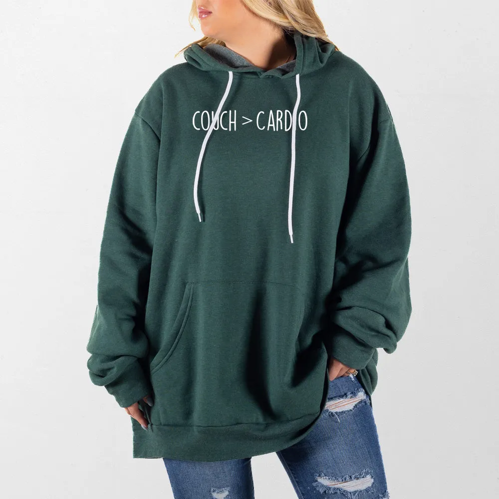 Couch Over Cardio Giant Hoodie