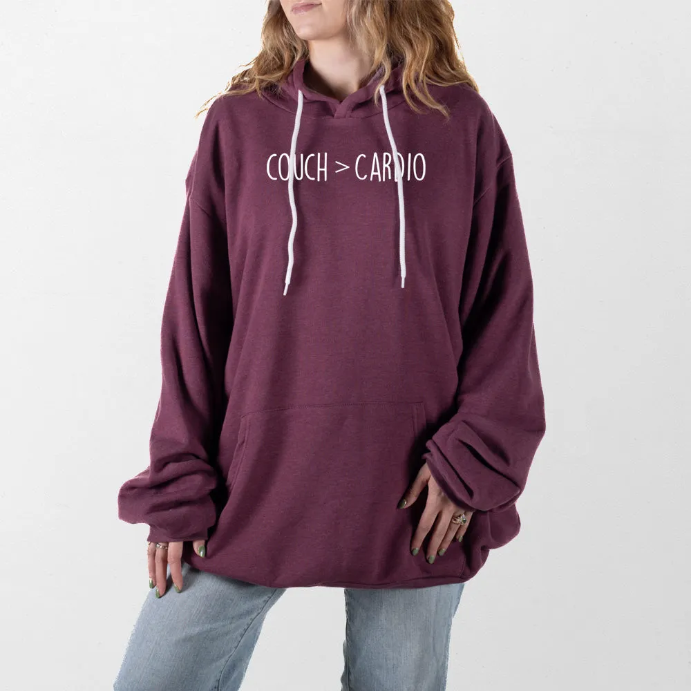 Couch Over Cardio Giant Hoodie