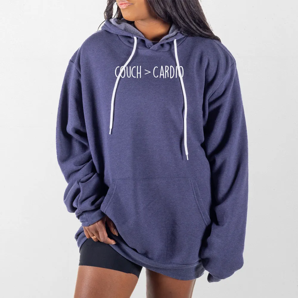 Couch Over Cardio Giant Hoodie