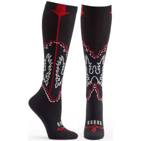 Cowboy Boots Knee High Sock