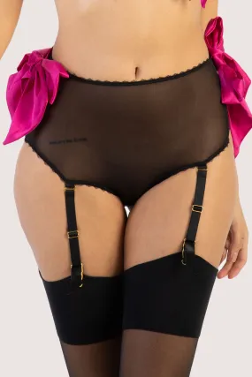 Dahlia Birthday Bow High Waist Suspender Brief