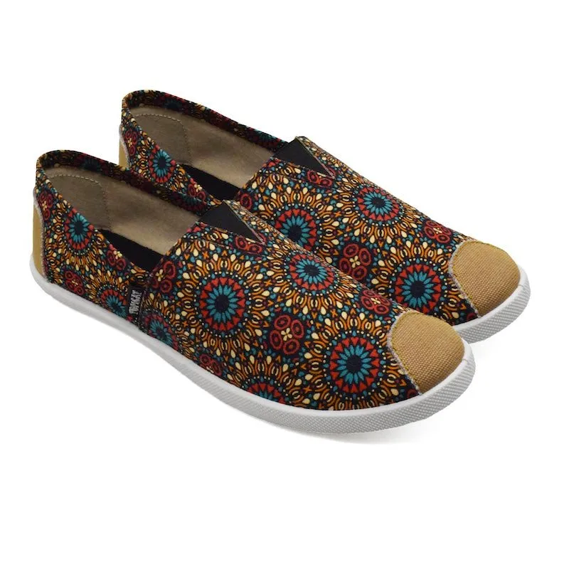 Emmy Chapisha Canvas Shoes - Multi Green