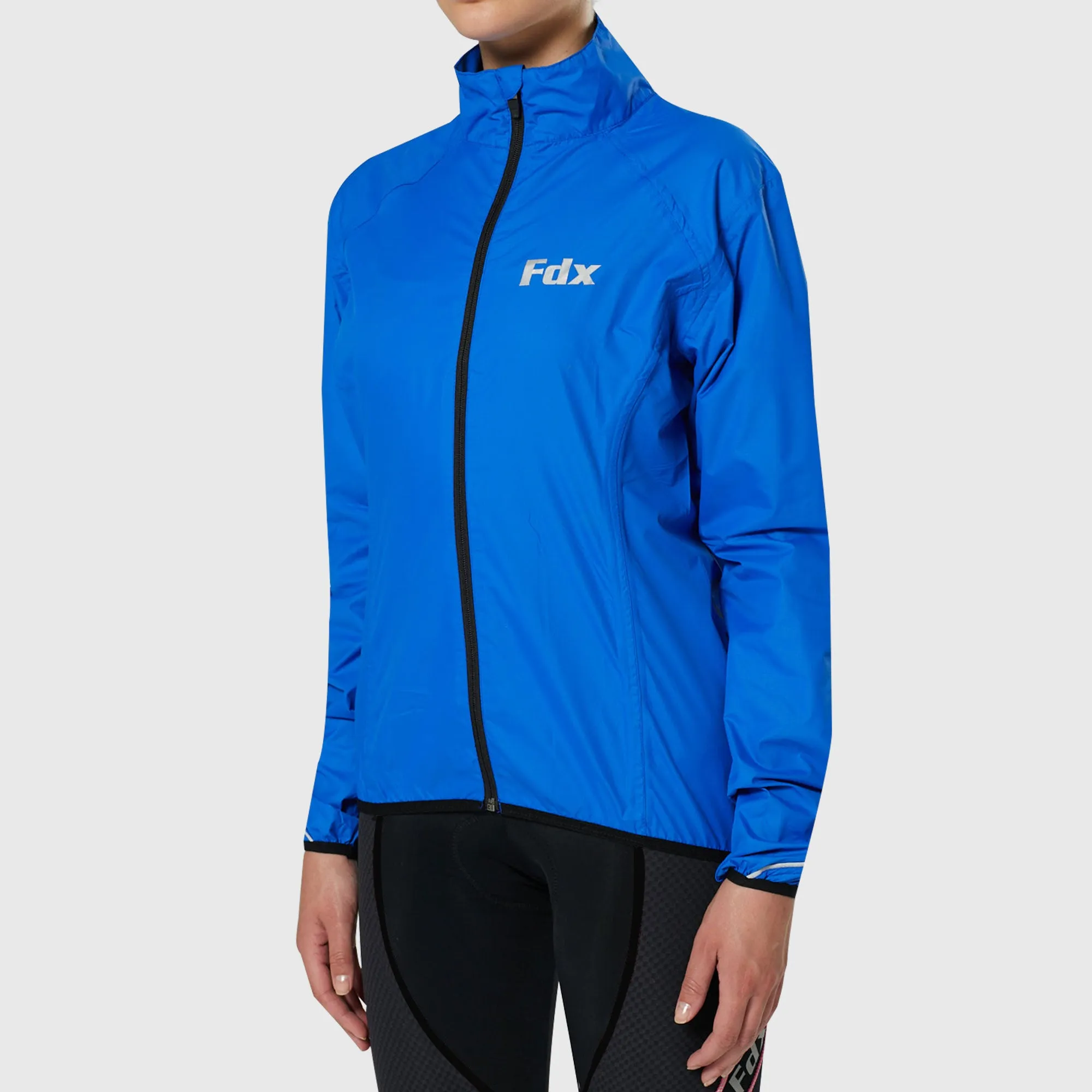 Fdx J20 Blue Women's & Girl's Windproof & Waterproof Cycling Jacket