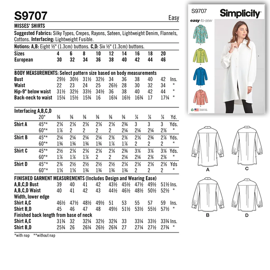 Garment Kit - Long Rayon Classic Shirt