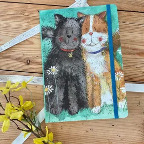 LCN13 Toffee And Treacle Cat Large Chunky Notebook By Alex Clark Art