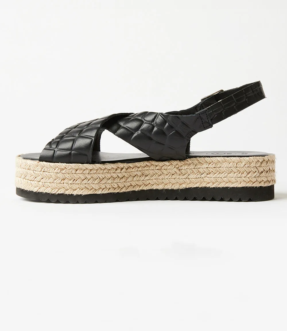 Leather Espadrille Sandals