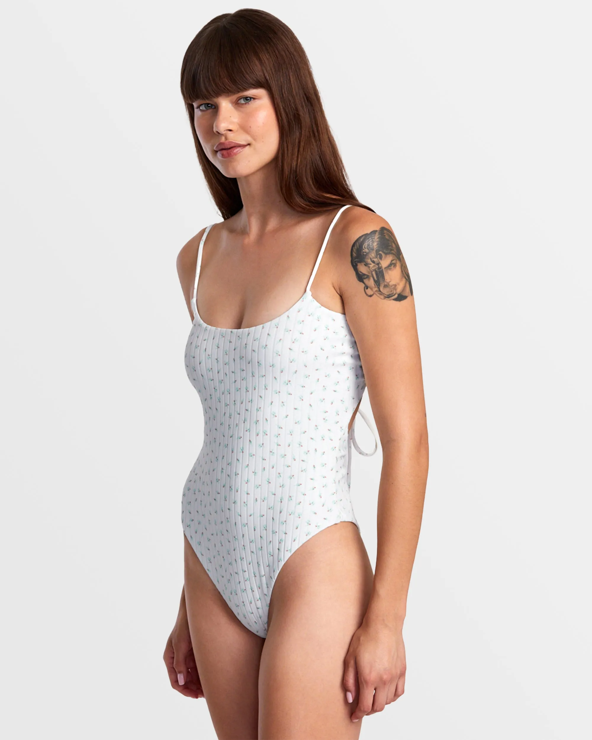 Pointe One-Piece Swimsuit - White