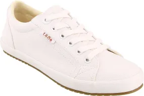 Taos Star Canvas Lace White